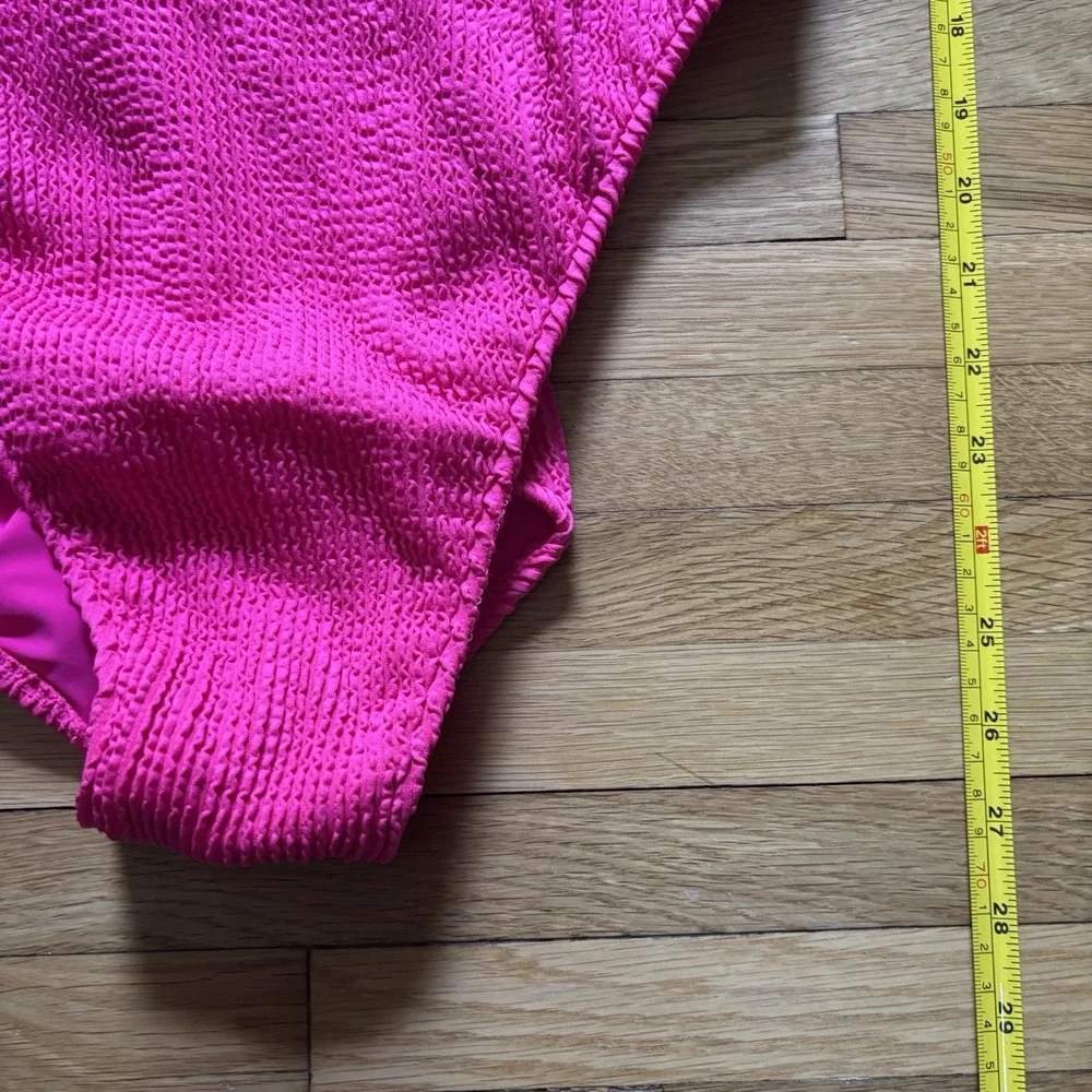 Ashley Graham Swimsuit Womens 18 Barbie Pink Cutout For All One Piece NWT Sexy